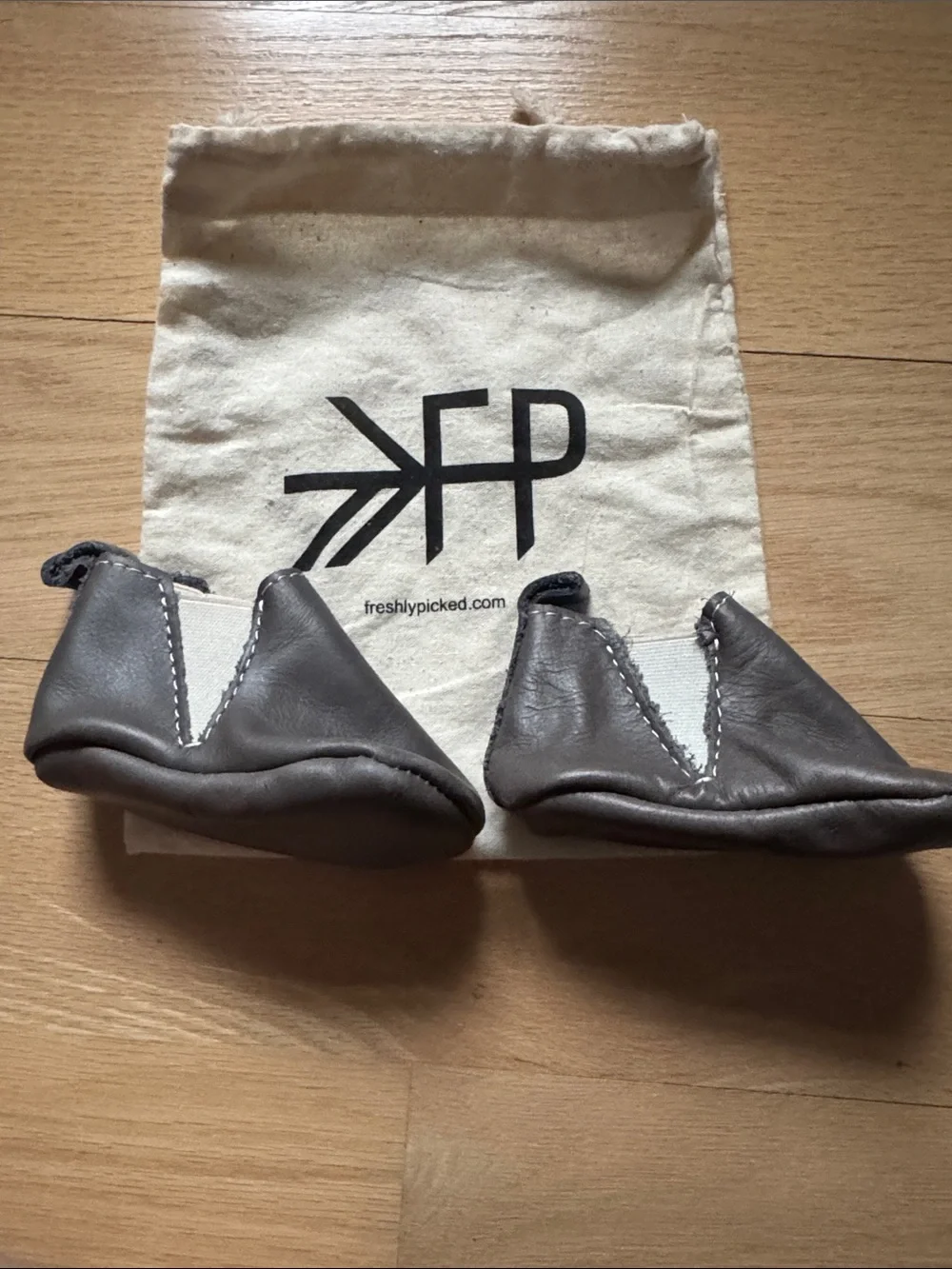 Freshly Picked Graphite Chelsea Boot Baby Shoe